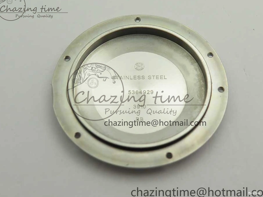 MIROTIME 0123 Portofino IW391001 SS ZK 1:1 Best Edition White Dial Silver Markers on Black Leather Strap A RelaxedFit 7139